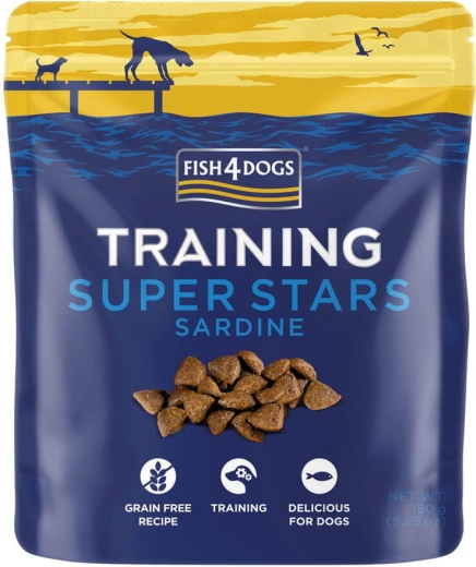Fish4Dogs szardíniás Training jutalomfalatok kutyáknak 150 g