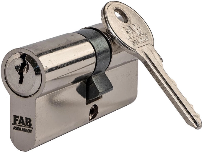 Építési hengerzárbetét FAB 1 HOME 30/35 mm, sárgaréz, 3 kulcs