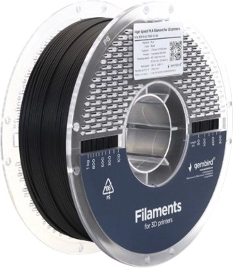 PLA filament High Speed 1,75 mm, 1 kg – fekete