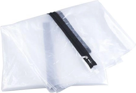 Porvédő ajtófólia cipzárral, 1,2 × 2,2 m, 100 µm