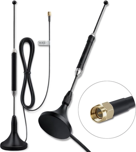 4G LTE antenna mágneses talppal, 5 dBi, körsugárzó, 600–2700 MHz, SMA, 3 m
