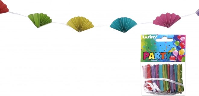 Színes papírgirland 2 méter