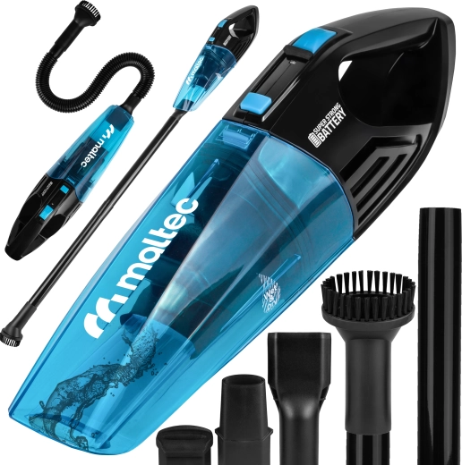 Kézi vezeték nélküli porszívó MalTec Cyclone Wet & Dry 12v1 80 W, 0,5 l