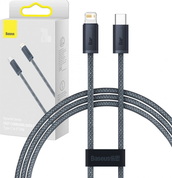 Baseus Dynamic Series USB-C na Lightning 20W 2m szürke kábel