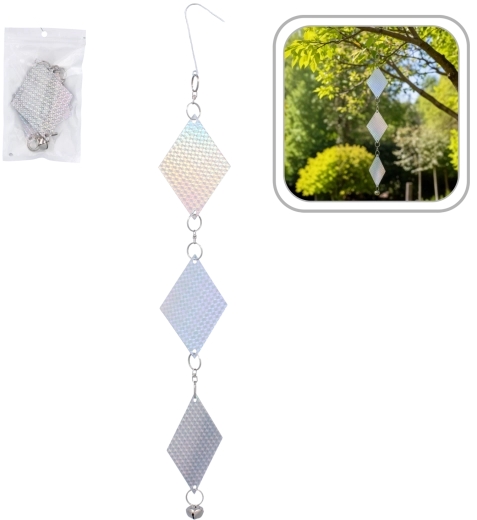 Madárriasztó – reflexiós szalagok 50 cm, vegyes színek