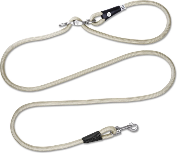 Curli állítható kutyapóráz Vario Comfort light-tan