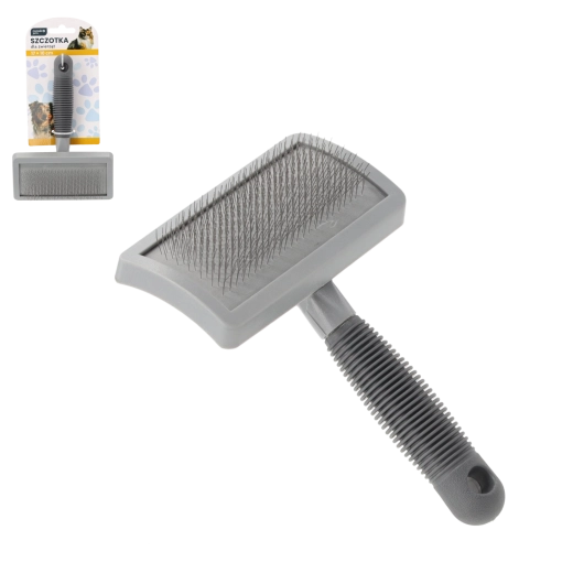 Állatszőr kefe 17 × 10 cm finom drótsörtékkel