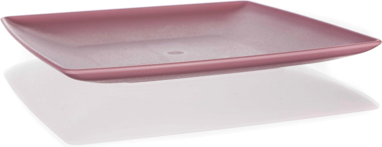 Culinaria desszerttányér 19 × 19 cm, rózsaszín