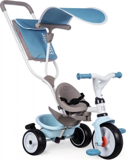 SMOBY Baby Balade Plus 3 az 1-ben tricikli - kék