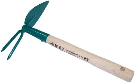 Szív alakú kapácska 2 tüskével és 27 cm-es nyéllel