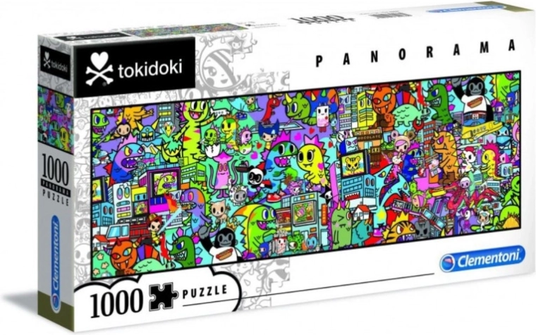 Panorámás puzzle TOKIDOKI 1000 darab – Clementoni