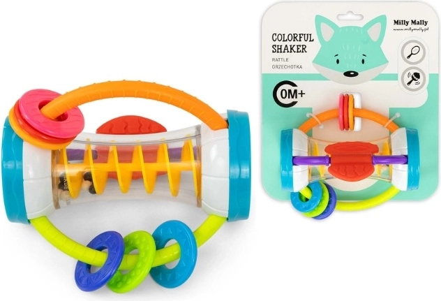 Milly Mally Colorful shaker csörgő és rágóka