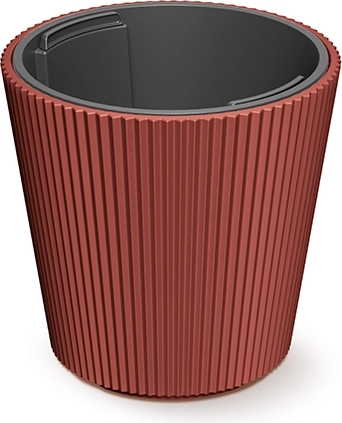 Milly virágtartó betéttel, 23,8 cm, rézszínű