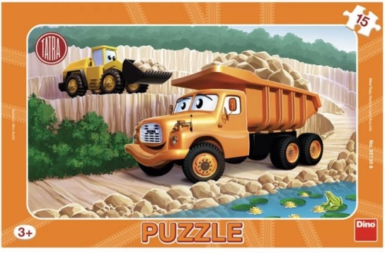 Puzzle Tatra teherautóval - 15 darab