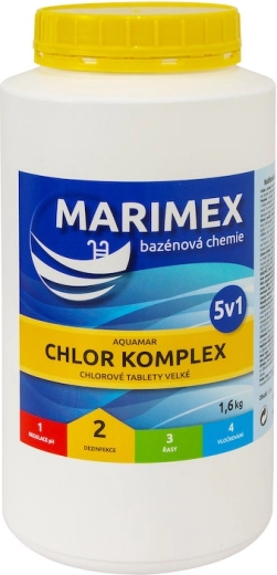 Marimex komplex 5 az 1-ben többfunkciós medencetabletta 1,6 kg