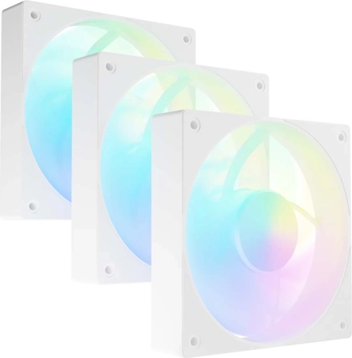 Fury Sai S12 ARGB PWM fehér 3 db-os ventilátorkészlet