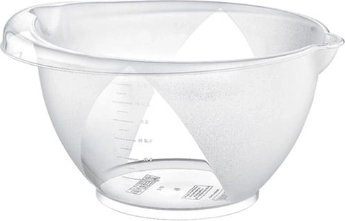 Átlátszó ovális keverőtál 3 l beosztással