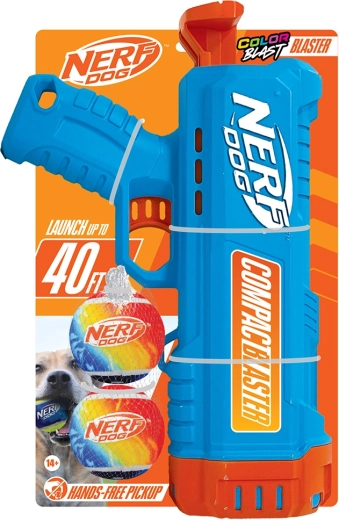 Nerf Dog kompakt labdalövő + 2 teniszlabda