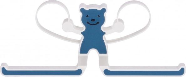 Multifunkciós medvés akasztó – kék