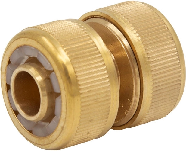AQUA 1/2 sárgaréz csatlakozó kerti tömlőkhöz