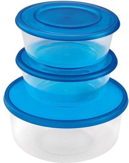 HEIDRUN műanyag dobozok, 3 darabos készlet