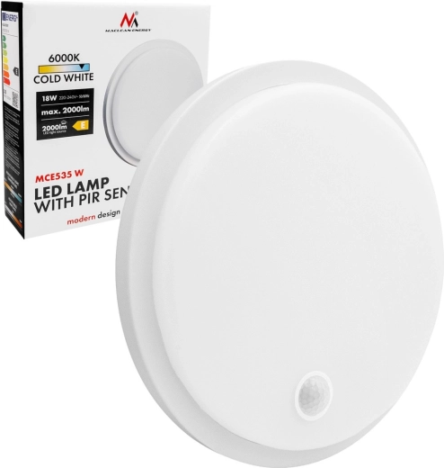 LED lámpa PIR mozgásérzékelővel Maclean MCE535 - 1 db