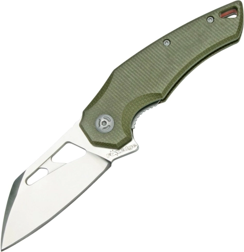 Fox Knives Atrax MOD Edge zárható zsebkés 8 cm zöld micarta