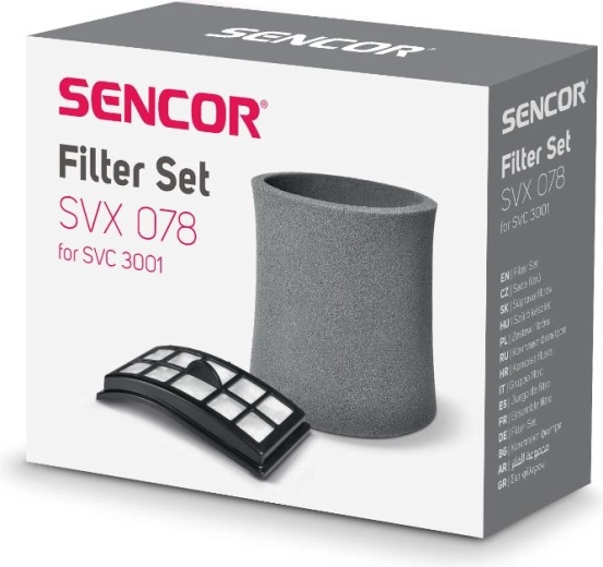 Sencor pótfilterkészlet SVC 3001 készülékhez