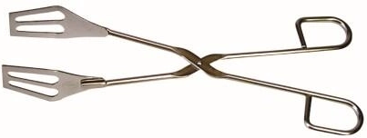 Rozsdamentes acél tálaló csipesz 23 cm