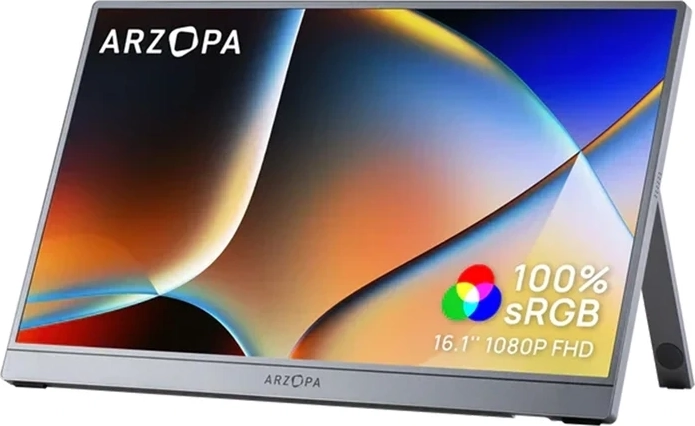 Hordozható monitor Arzopa Z1C 16,1" Full HD 144 Hz IPS (szürke)