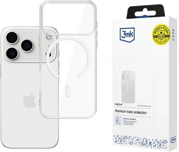 Átlátszó mágneses Armor MagCase tok Apple iPhone 17 Pro Maxhoz