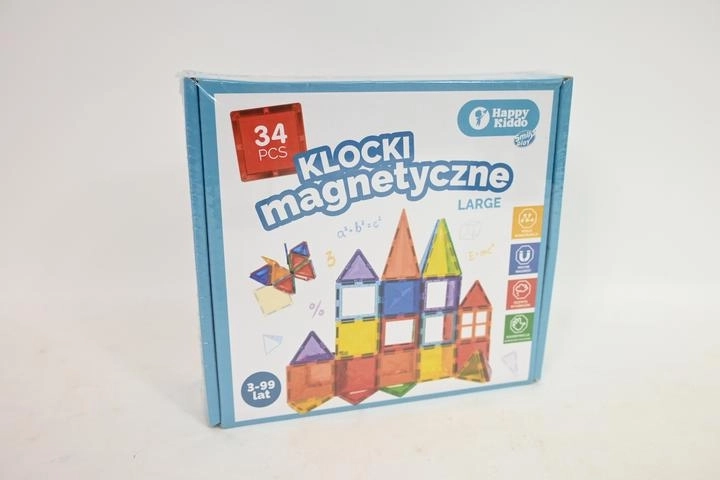 SmilyPlay mágneses építőkockák 34 db