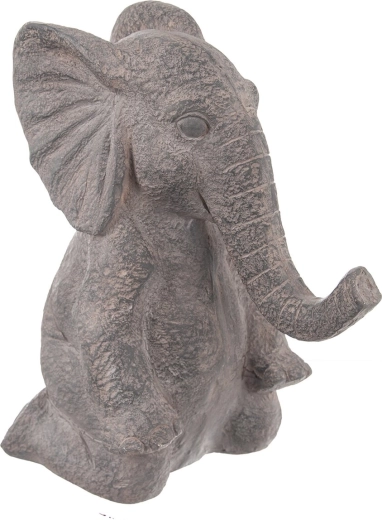 Dekoratív elefánt szobor polyresinből, 49 cm