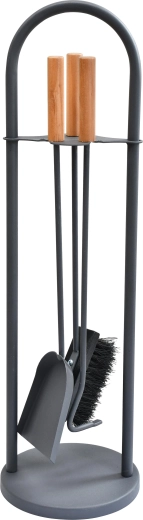 kandalló szerszámkészlet fa nyéllel 55 cm