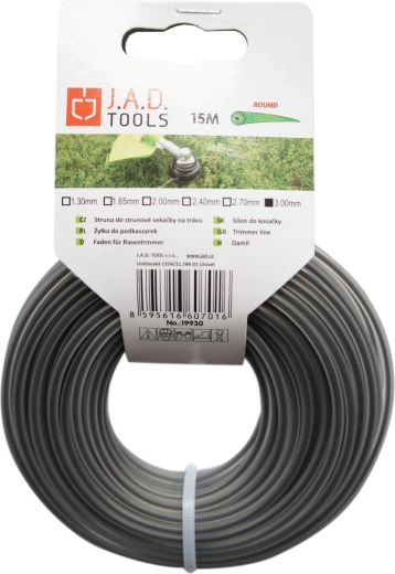 Kerek damil fűkaszához 2,0 mm, 15 m