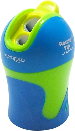 Keyroad Color zöld, kétlyukú hegyező