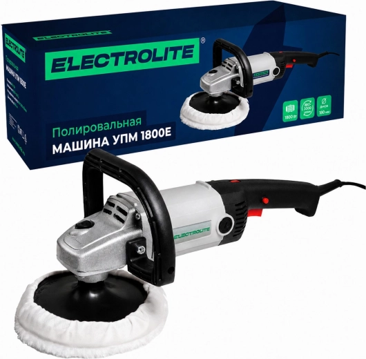 Univerzális elektromos autópolírozó 1800 W, 180 mm, fordulatszám-szabályozás 600–3000 ford./perc