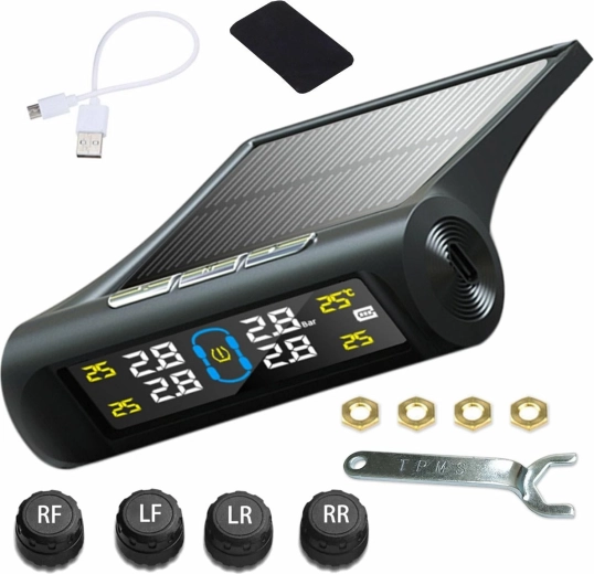 Gumiabroncs-nyomás és -hőmérséklet érzékelőkészlet TPMS