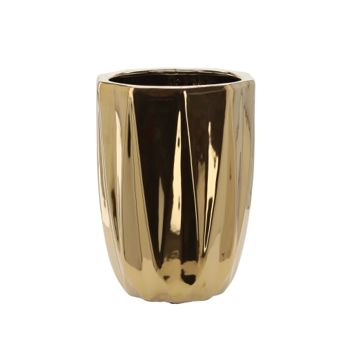 Kerámia kaspó 24 × 24 × 32 cm – arany