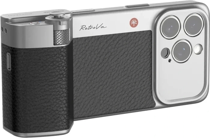 PGYTECH RetroVa Grip Kit iPhone 16 Pro készülékhez