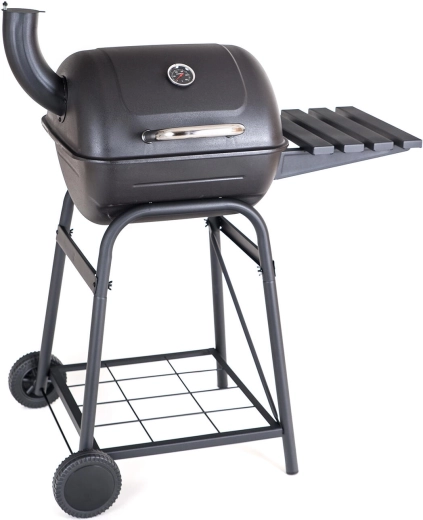 Welton hordógrill beépített hőmérővel és kéménnyel 81 × 101 × 49 cm