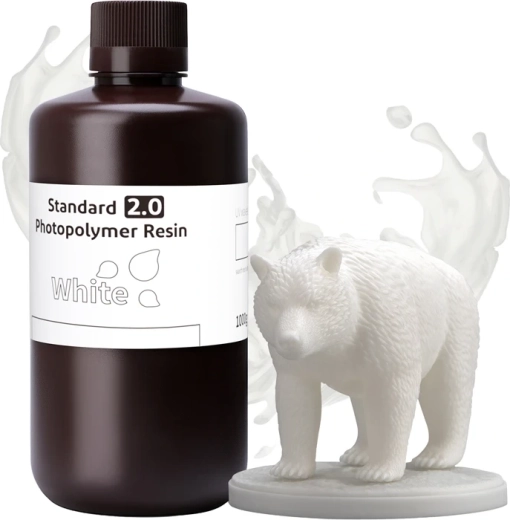 ELEGOO Standard 2.0 fotopolimer gyanta – Fehér