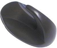 Öntapadós ovális barna akasztók (2 db)