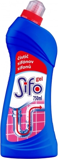Sifo gél állagú szifon- és lefolyótisztító 750 ml