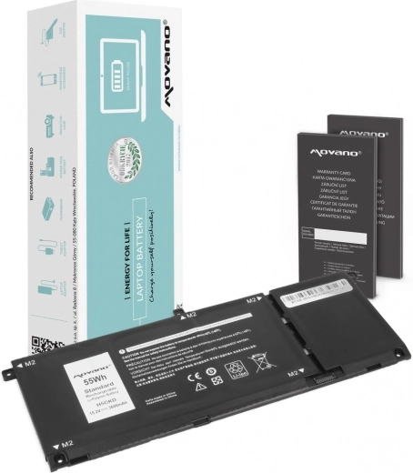 Movano akkumulátor Dell Inspiron 5400/5401/5402/5406/5501/5508 modellekhez 3600 mAh 55 Wh