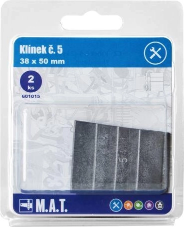 Fa ék sz. 5, 38 × 50 mm, 2 db-os készlet