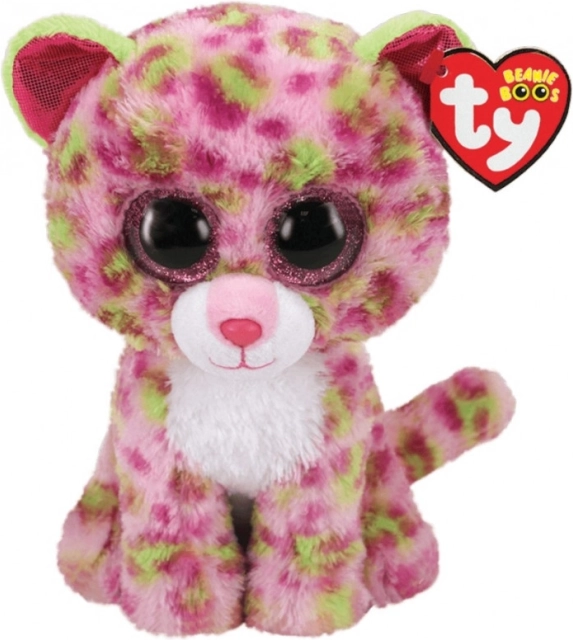 TY Beanie Boos plüssjáték – rózsaszín leopárd Lainey