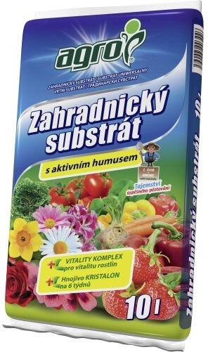 AGRO kertészeti szubsztrátum 10 l