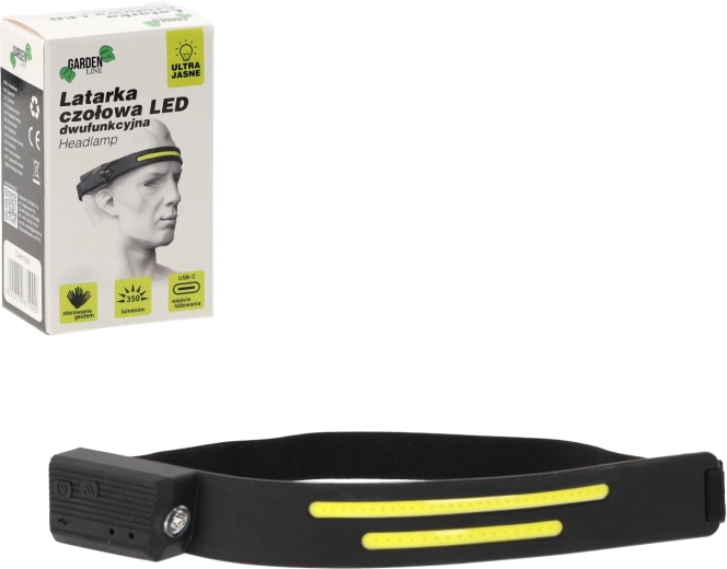 Kétrendszerű LED fejlámpa