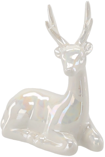 Karácsonyi kerámia rénszarvas 11,5 × 7,3 × 15,8 cm
